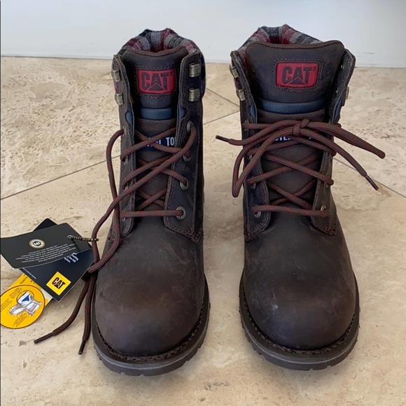 Caterpillar Shoes Caterpillar Kenzie Steel Toe Work Boot 95 Wide Poshmark
